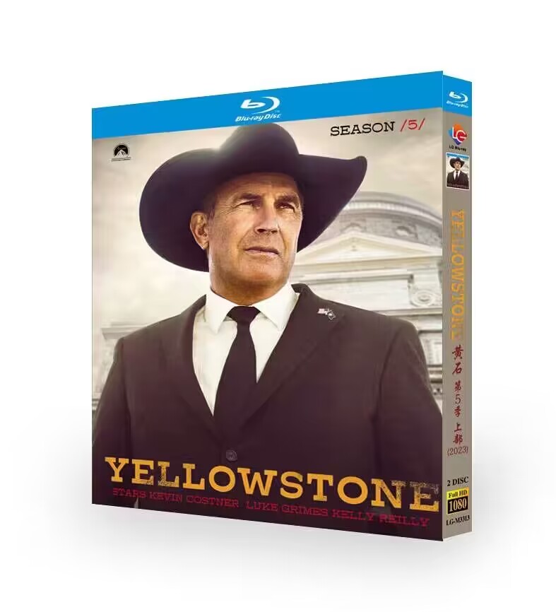 American Drama Yellowstone Season 5 Bluray All Region Discs 2 English Subtitle Boxed